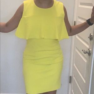 Yellow sleeveless dress small
